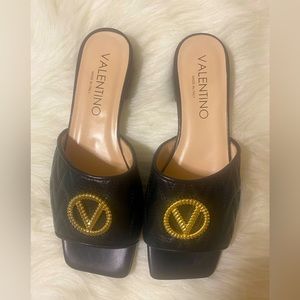 Valentino Leather Sandals - Authentic
